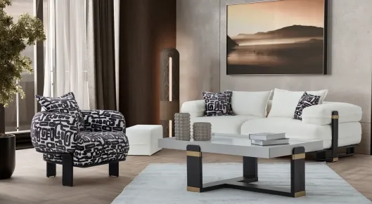 Product img 2, Aden Black Modern Koltuk Takımı